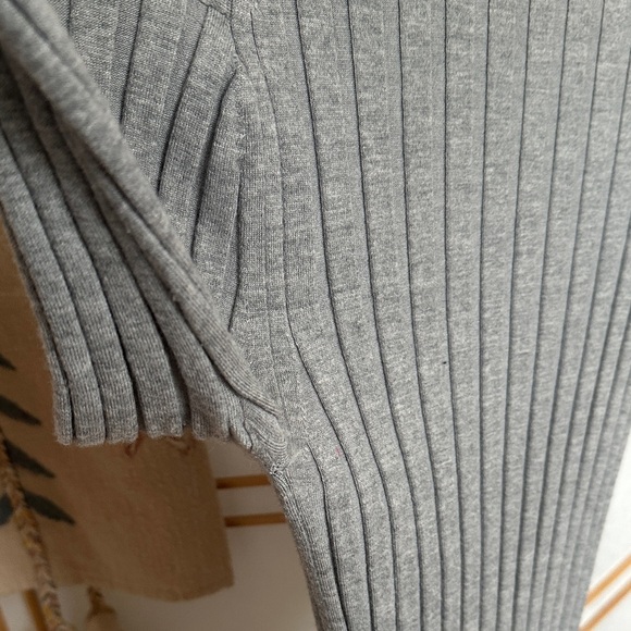 Acne Studios Light Gray Ribbed Crew Neck Sweater - Picture 6 of 10